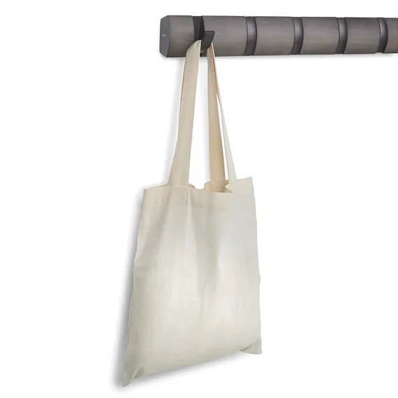 Настенная вешалка Flip 8 крючков серая, олово