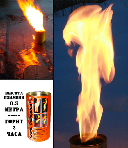 Огонь Свеча Лебедева  0.3 метра 2 часа горения