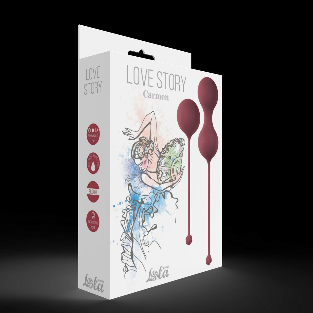 Вагинальные шарики Lola Games Love Story Carmen 44/73 г, 18,3 см