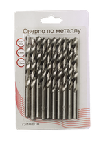 Сверла по металлу 6 мм, HSS (10 шт. в блистере)