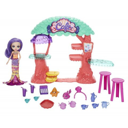 Набор EnchanTimals - Подводное Кафе Морская Пещера (кукла-русалка Мартина и питомцы)