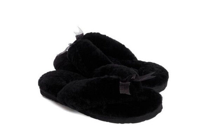 UGG Fluff Flip Flop II Black