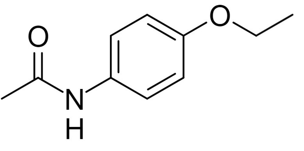 Фенацетин формула структура