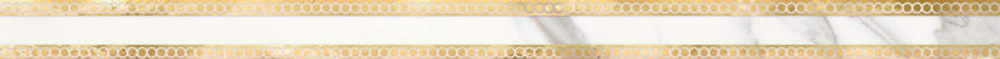 Бордюр настенный Миланезе Дизайн 1506-0420 (ст арт 1506-0155) 4x60 белый LB-Ceramics