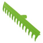 61730 Грабли пластиковые, 430 мм, 13 прямых зубьев, металлический черенок Сибртех