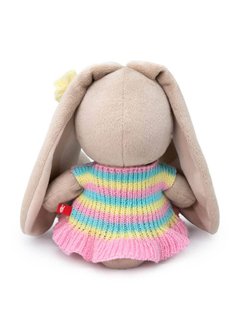 Мягкая игрушка Зайка Ми в вязаном платье 18см