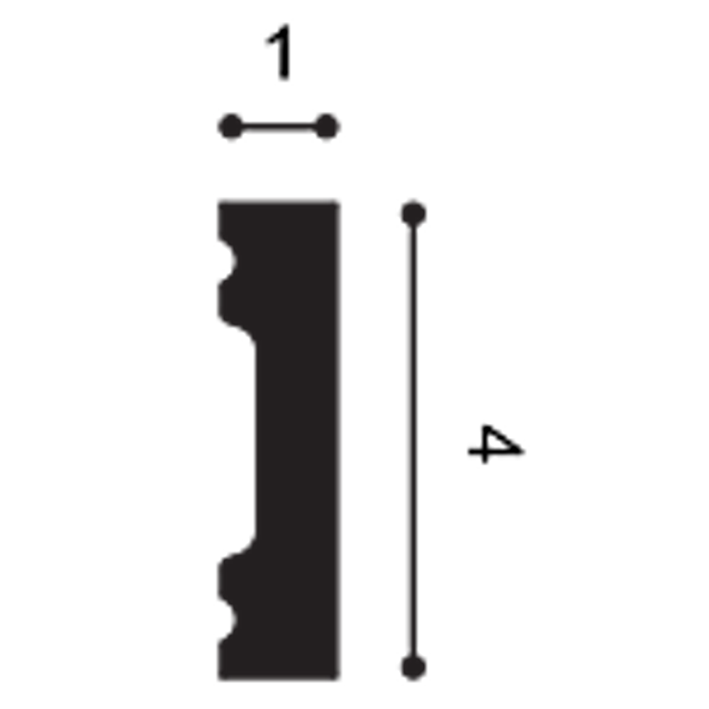 Плинтус Byblos DUROPOLYMER® SX162