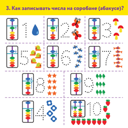 Счеты Абакус (соробан) радужные ЮНЛАНДИЯ "Ментальная арифметика", 13 разрядов кнопка обнуления, 106239