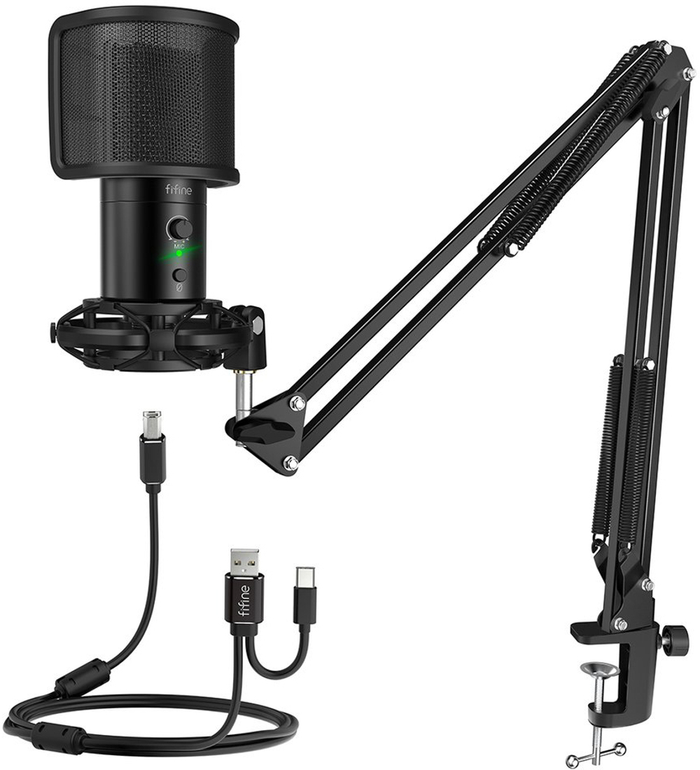 USB-микрофон Fifine T683 Black