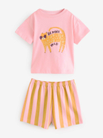 Пижама для девочки Next AC0-770, 3 шт., Розовый, Сиреневый