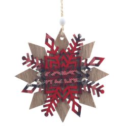 GAEM Украшение новогоднее "Снежинка", L10 W0,5 H11 см, 3в.