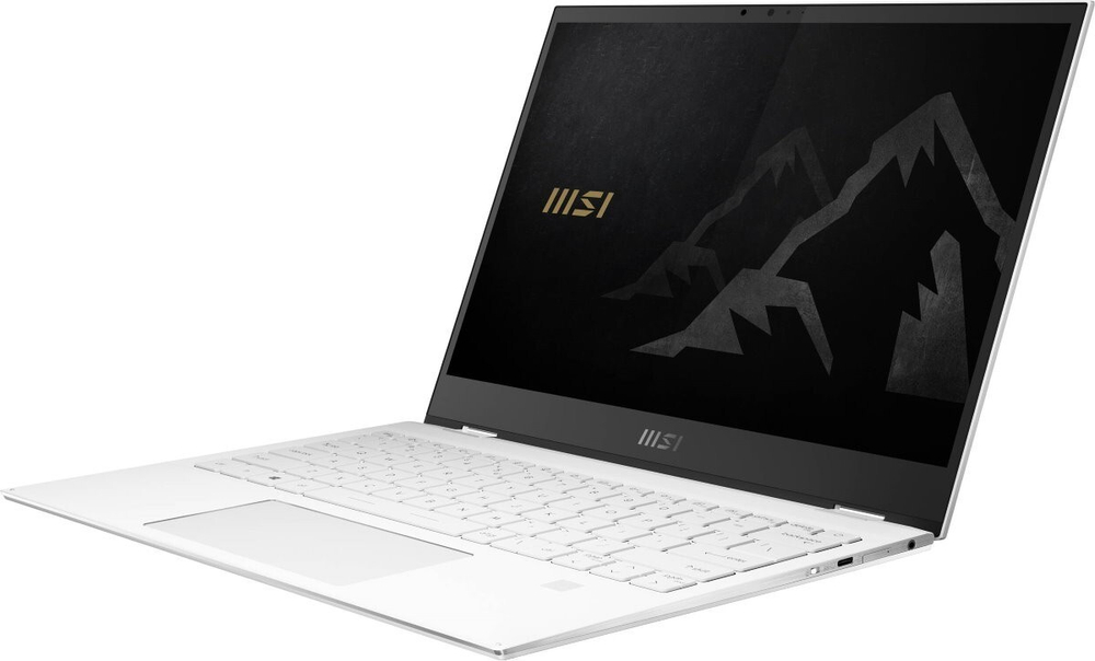 Ноутбук MSI Summit E13FlipEvo A11MT-205RU Core i7 1185G7/16Gb/SSD1Tb/Intel Iris Xe graphics/13.4";/IPS/Touch/FHD+ (1920x1200)/Windows 10 Professional/white/WiFi/BT/Cam