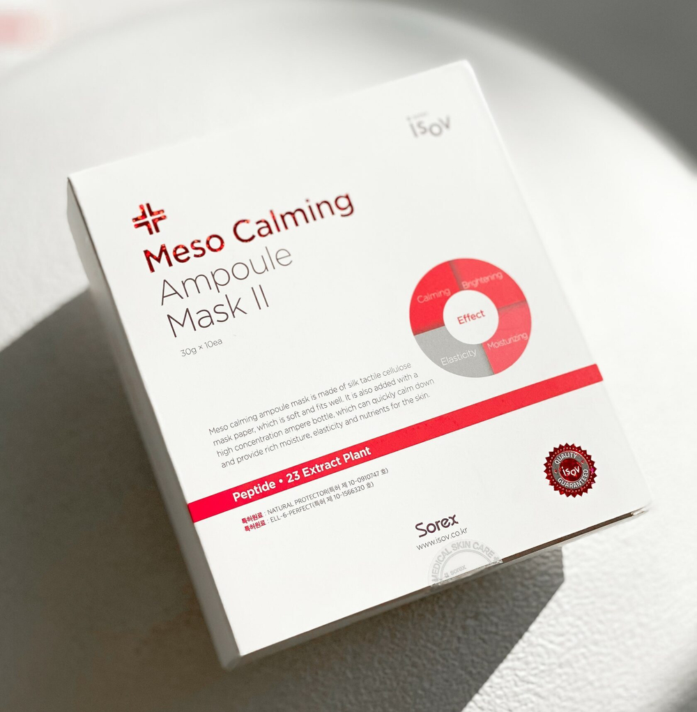 Маска для лица стерильная тканевая Meso Calming Ampoule Mask II