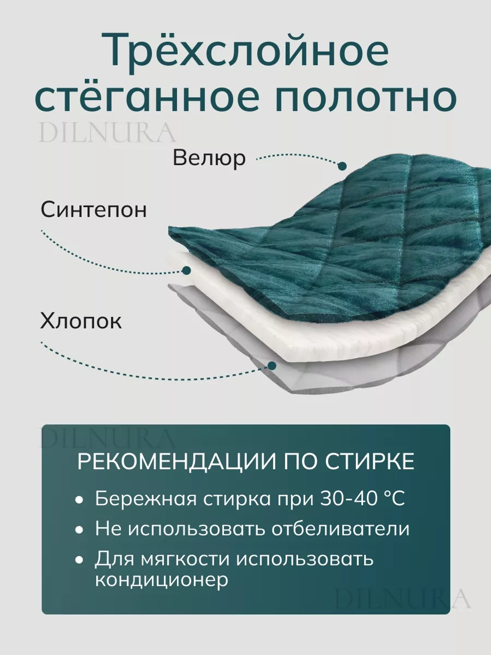 Покрывало 220х240 стеганое для кровати и дивана