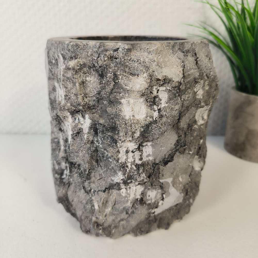 Стакан из мрамора Erozy Grey CM-65301 (15см*12см) 0895