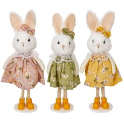 GAEM Фигурка декоративная "Зайка" (блок 6шт), L5 W3 H15 см, 3в.