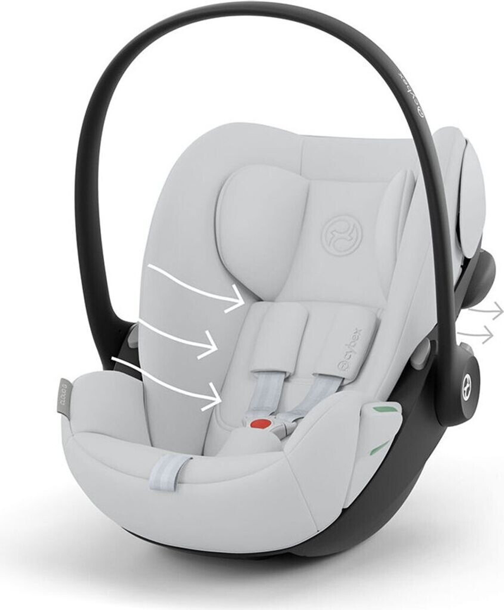 Коляска Cybex Balios S Lux TPE complete Cloud G Fog Grey Base G 4 в 1 Stormy Blue с дождевиками
