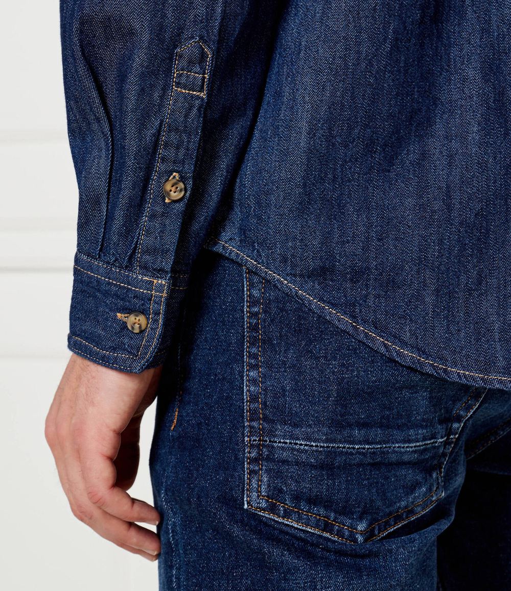 Джинсовая рубашка Guess Jeans - голубой(M4BH56 D5EI4)