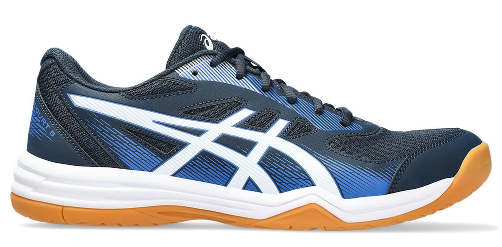 Мужские кроссовки для бадминтона/сквоша Asics Upcourt 5 - french blue/white