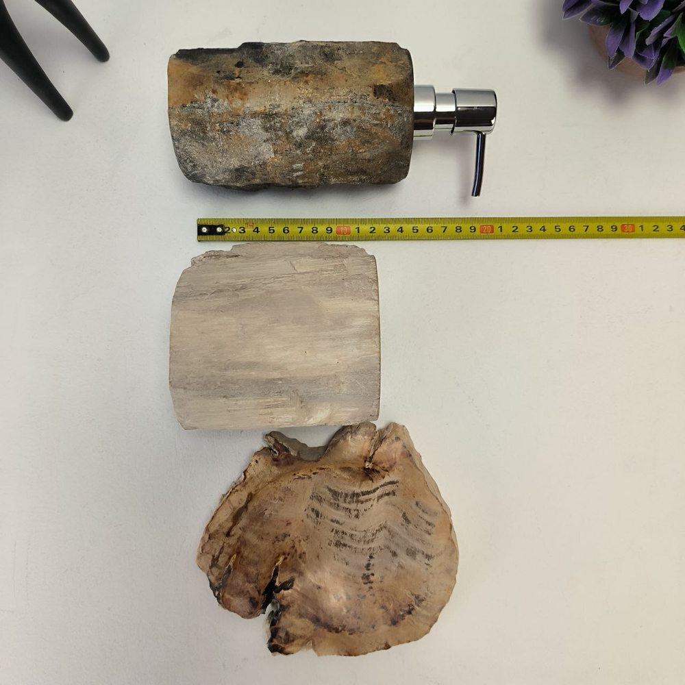 Набор из окаменелого дерева 4 предм Fossil Set NF-63074 поднос 29см*36см