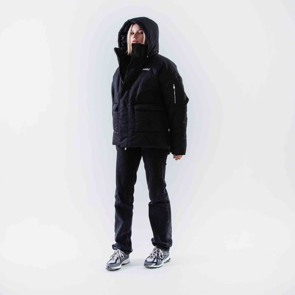 Куртка DD24 черная - фото 9