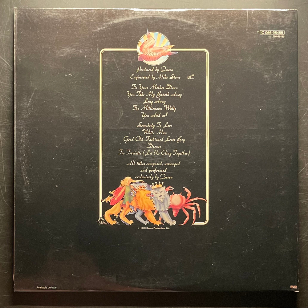 Queen - A Day At The Races (Швеция)