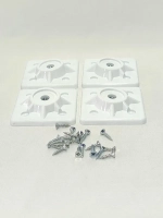 Комплект крепления для ножек стола, стульев, мебели M10 - 12 шт.