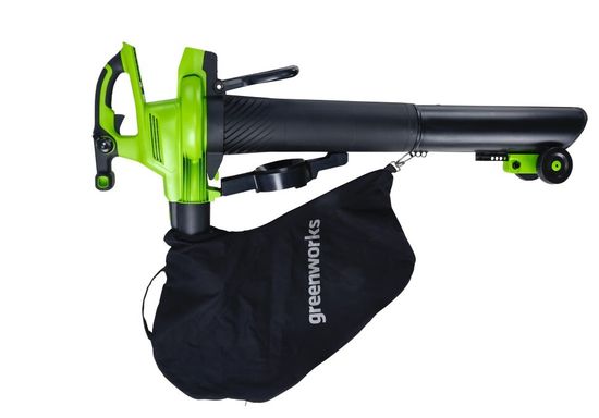 Воздуходув-садовый пылесос "GREENWORKS" GD40BVII 2406907 (без АКБ и ЗУ)