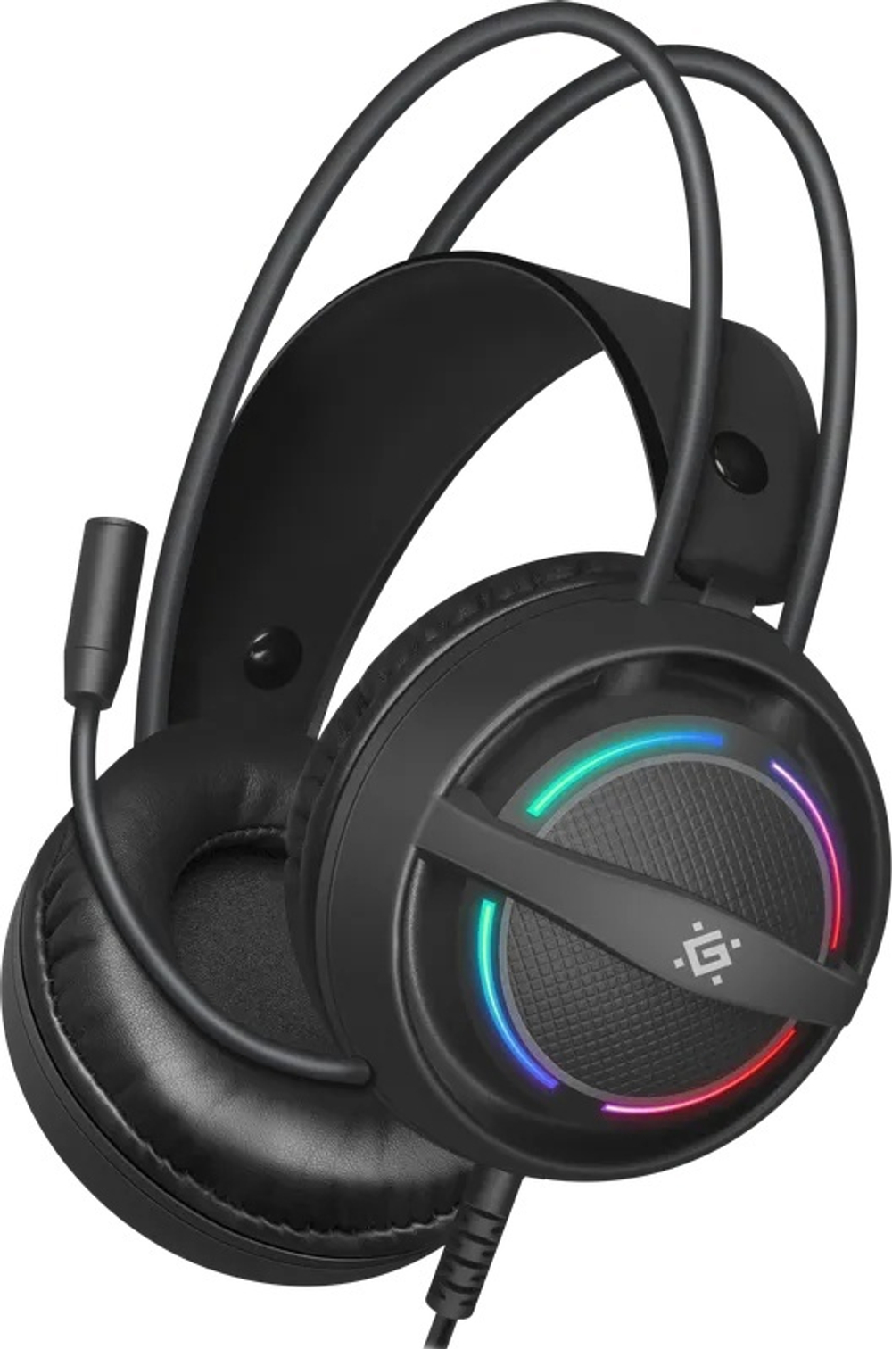 Наушники Defender Dexter RGB черный