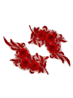 Патч красный 22*9 см