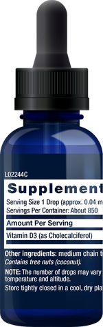 Liquid Vitamin D3 50 мкг (2 000 МЕ) 30 мл Life Extension