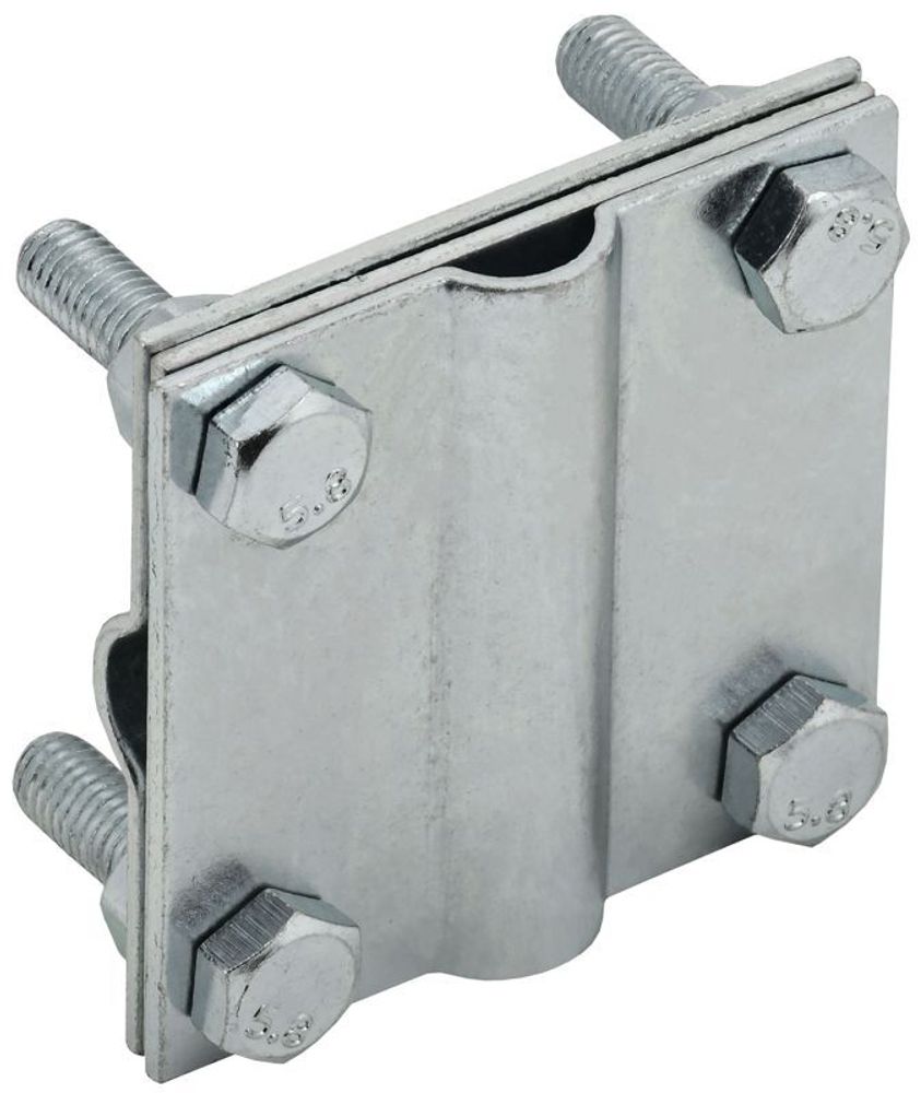 Зажим крестообразный с раздел. полоса/пруток-полоса/пруток 40/12мм оцинк. сталь IEK ZCC18-11-1-12-40 Зажим крестообразный с раздел. полоса/пруток-полоса/пруток 40/12мм оцинк. сталь IEK ZCC18-11-1-12-40