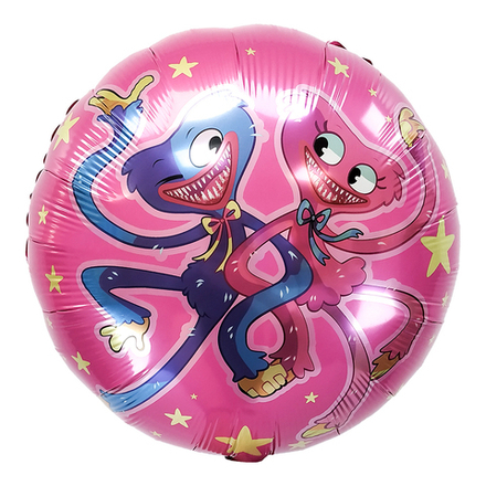 Шар Круг Хагги Вагги и Кисси Мисси (розовый)