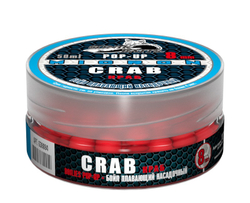 Бойлы насад. плав. Sonik Baits CRAB MICRON Fluo Pop-ups 8мм 50мл