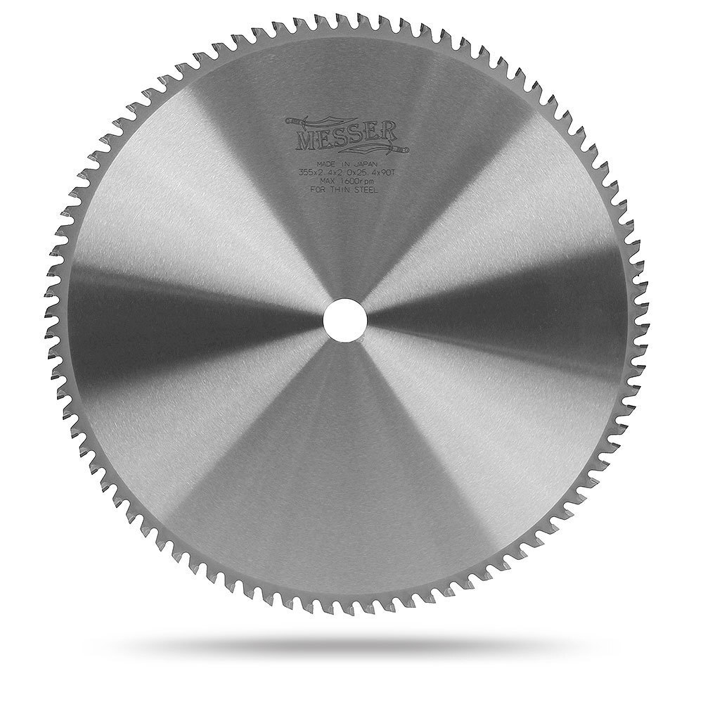 Твердосплавный диск для резки тонкой стали Messer. Диаметр 355 мм. (10-40-358)