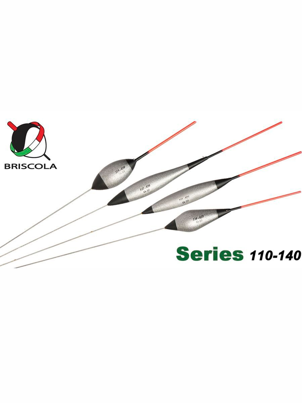 Поплавок для рыбалки Briscola BS-121-030 бальсовый, спортивный, металл. киль, пластиковая антенна, в упаковке 10 штук