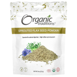 Organic Traditions, Порошок из пророщенных семян льна, 227 г (8 унций)