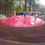 Надувная подушка «Лесной прыжок» для установки в грунт, 10×10×2 м