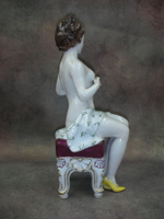 Статуэтка. Фарфор. Обнажённая дама. Rudolstadt. Германия