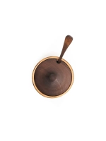 Деревянная сахарница с ложкой из кедра