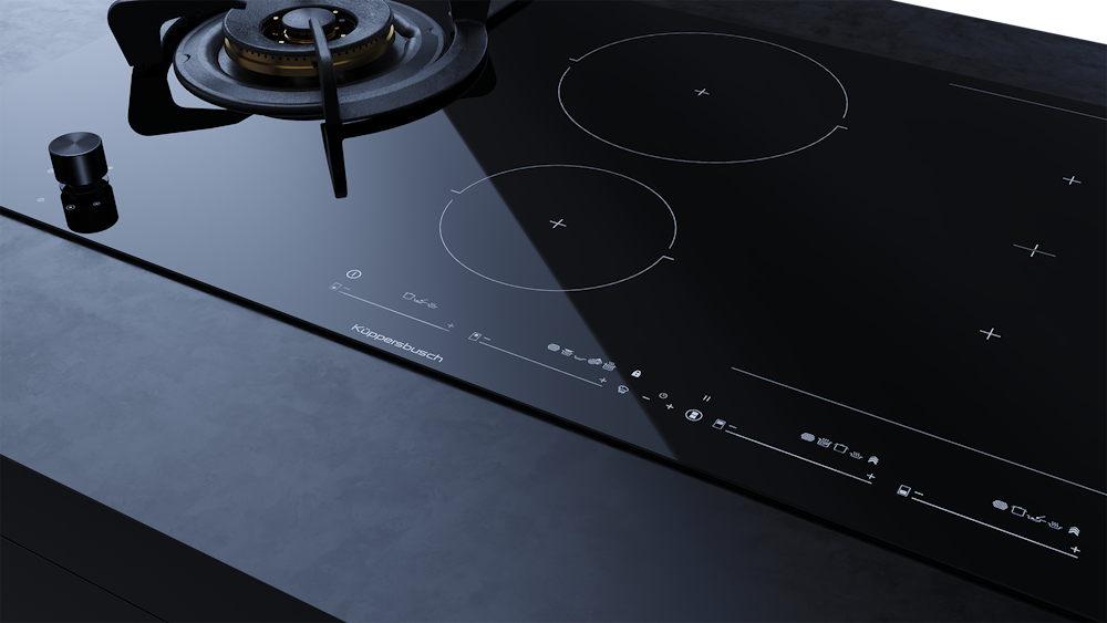 Газовая варочная панель с индукцией Kuppersbusch KIG 9850.0 SR-E5