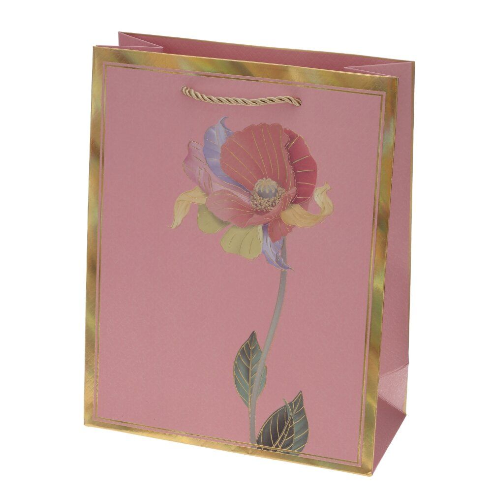 GAEM Пакет подарочный (бумага 210г/м2, блок микс 12шт), L18 W8 H23 см, 4в.