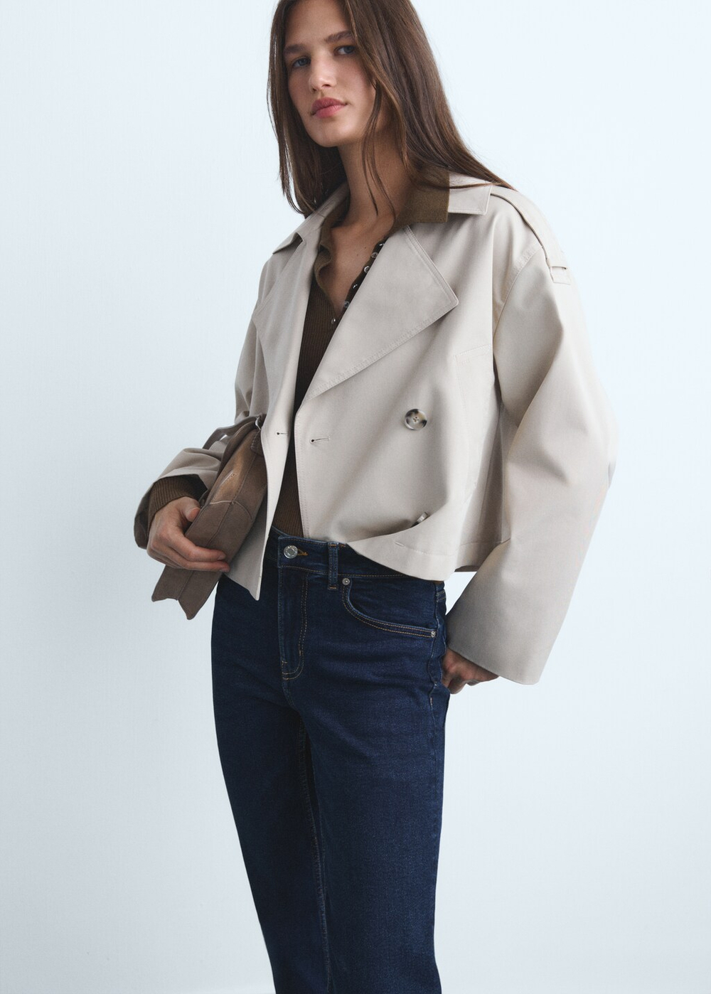 Укороченные джинсы flare Sienna