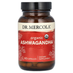 Dr. Mercola, органическая ашваганда, 60 капсул (400 мг в 1 капсуле)