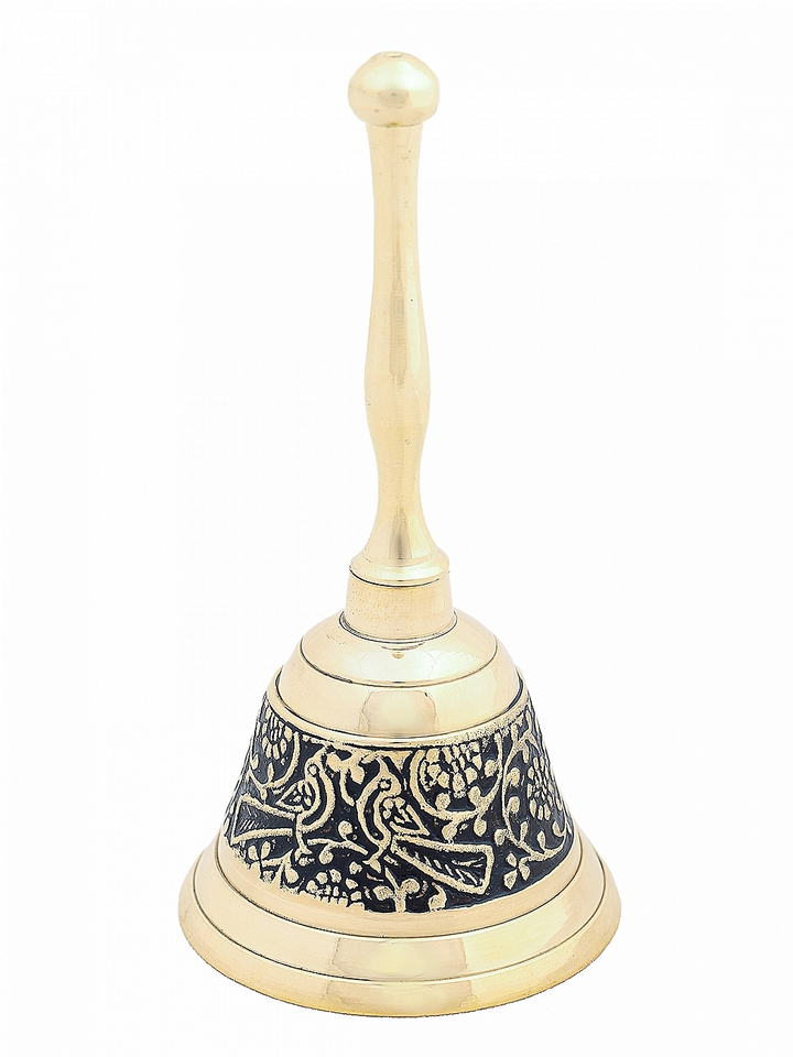 Колокольчик латунь (хаджи) 6,5x6,5x12,5 см