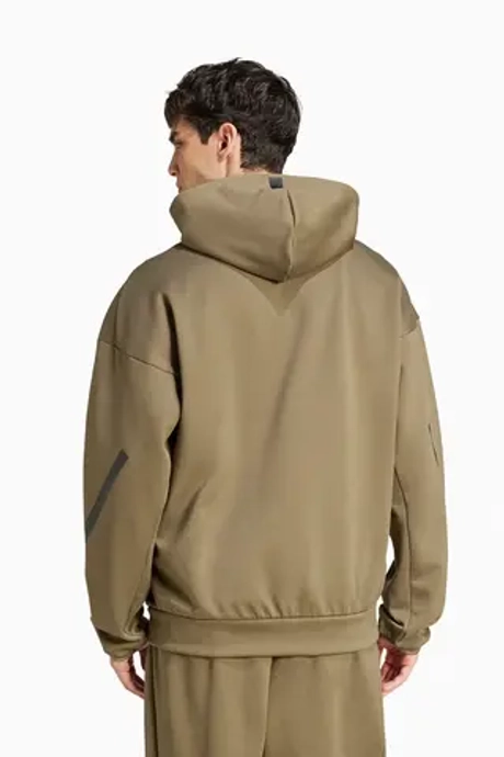 Кофта adidas Z.N.E. Full-Zip - зеленый