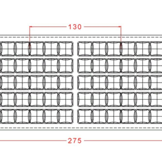 655 | Форма для шоколадных изделий (275*135 мм)