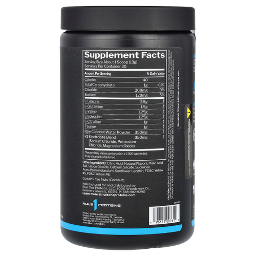 Rule One Proteins, Active BCAA, со вкусом персика и манго, 390 г (13,76 унции)
