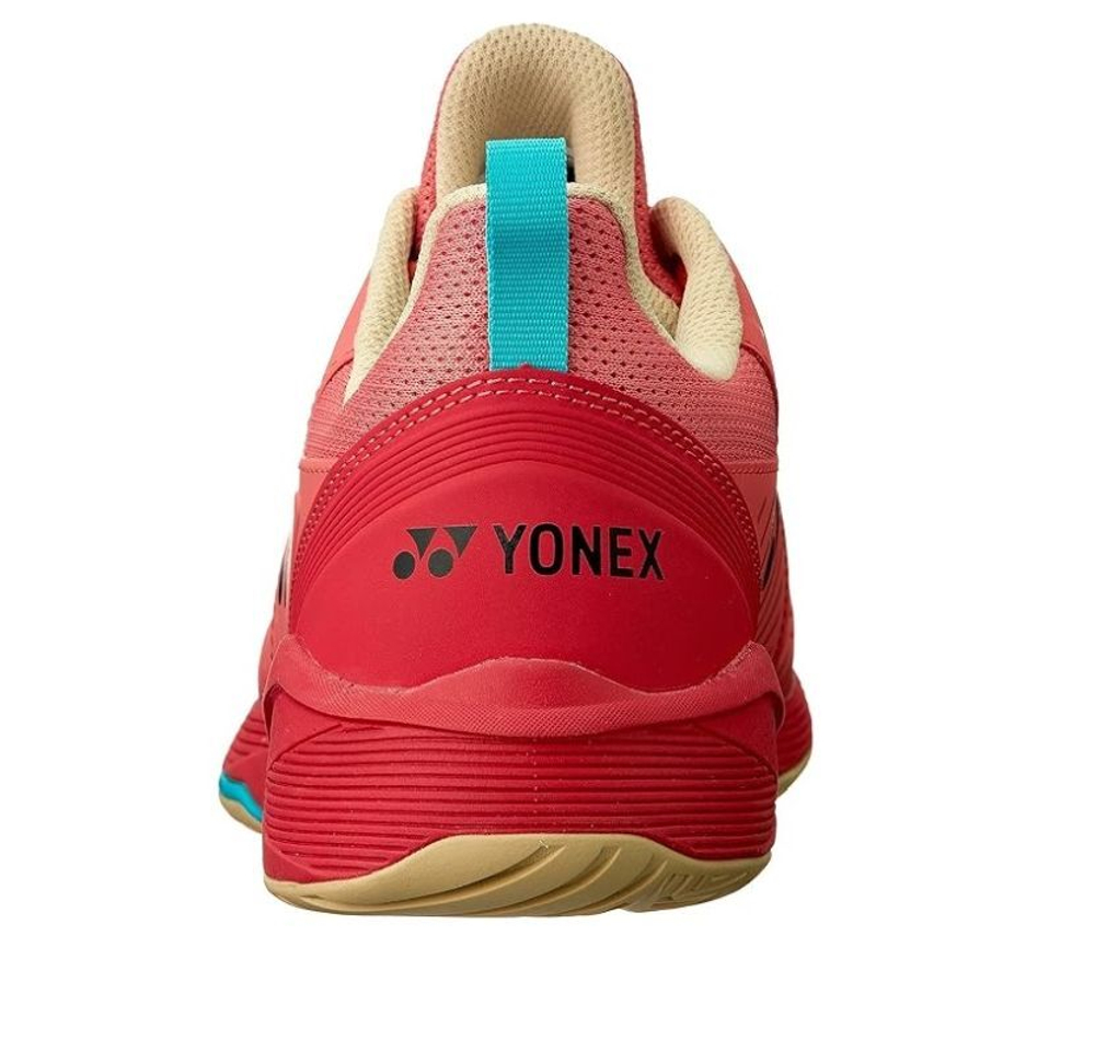 Мужские кроссовки теннисные Yonex Power Cushion Sonicage 3 - coral red