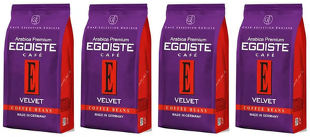 кофе в зернах Egoiste Velvet, 200 г (Эгоист) х 4 шт